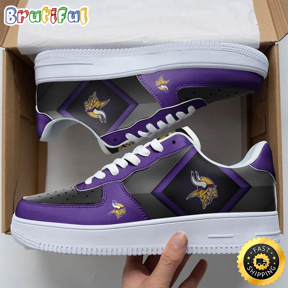 Sportswearmerch Minnesota Vikings NFL Air Low-Top Sneakers Shoes For Men And Women