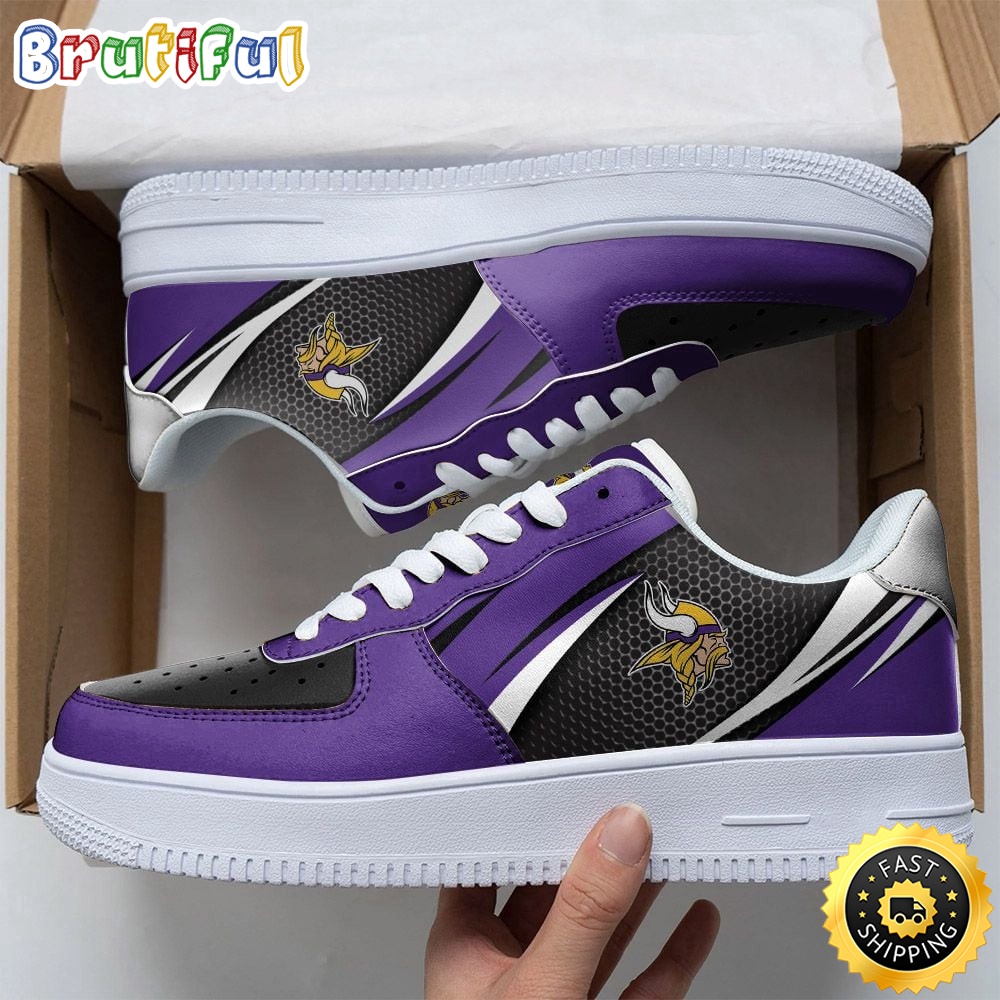 Sportswearmerch Minnesota Vikings NFL Air Low-Top Sneakers Shoes For Men And Women