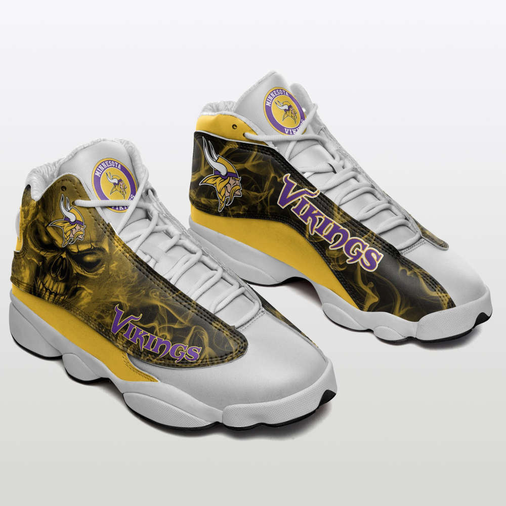 Sportswearmerch Minnesota Vikings NFL AJ13 Sneakers Shoes For Men And Women