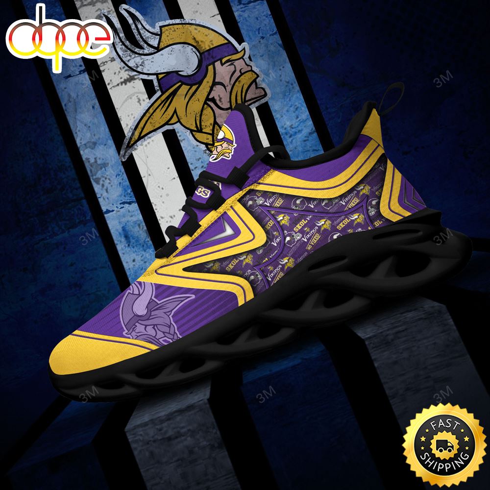 Sportswearmerch Minnesota Vikings NFL Max Soul Shoes Sneakers For Men And Women