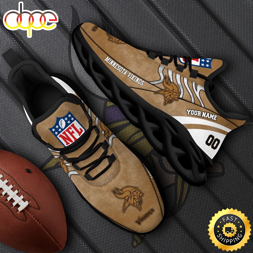 Sportswearmerch Minnesota Vikings NFL Max Soul Shoes Sneakers For Men And Women