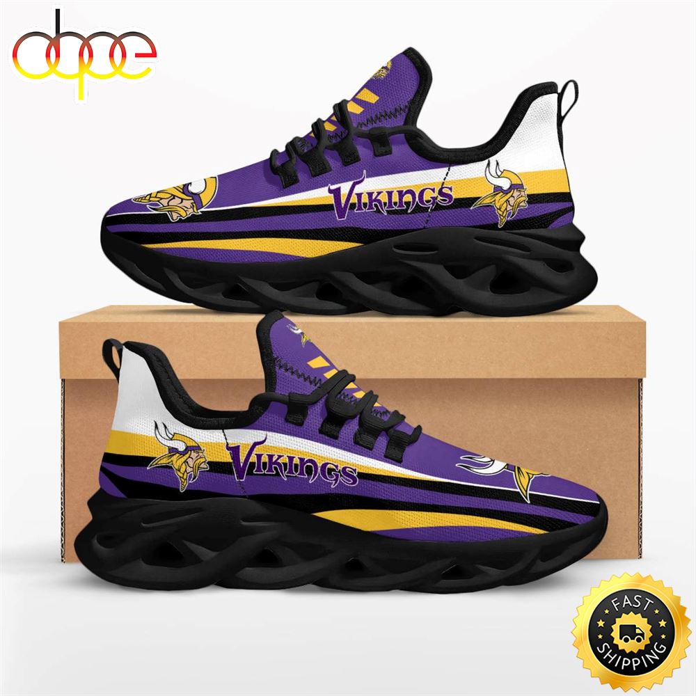 Sportswearmerch Minnesota Vikings NFL Max Soul Shoes Sneakers For Men And Women