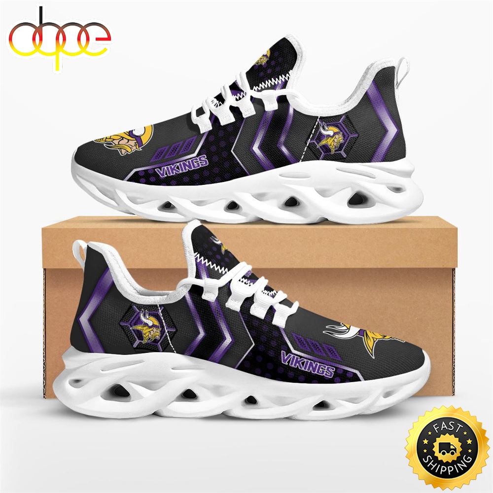 Sportswearmerch Minnesota Vikings NFL Pro Standard Max Soul Shoes Sneakers For Men And Women
