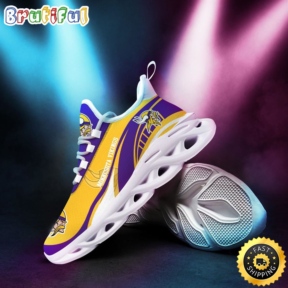 Sportswearmerch Minnesota Vikings NFL Sneaker Max Soul Shoes Hot Special Gift For Fans For Fan