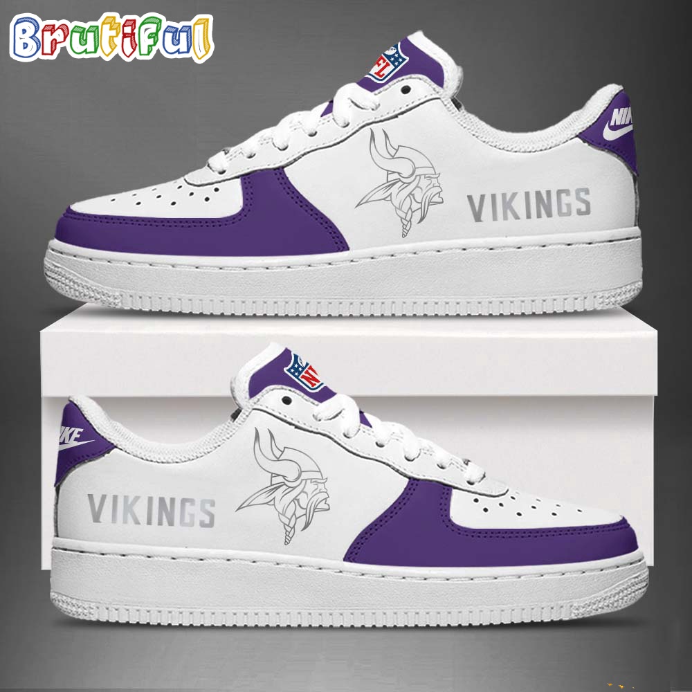 Sportswearmerch Minnesota Vikings NFL Winter Warrior 2024 Air Low-Top Shoes For Men And Women