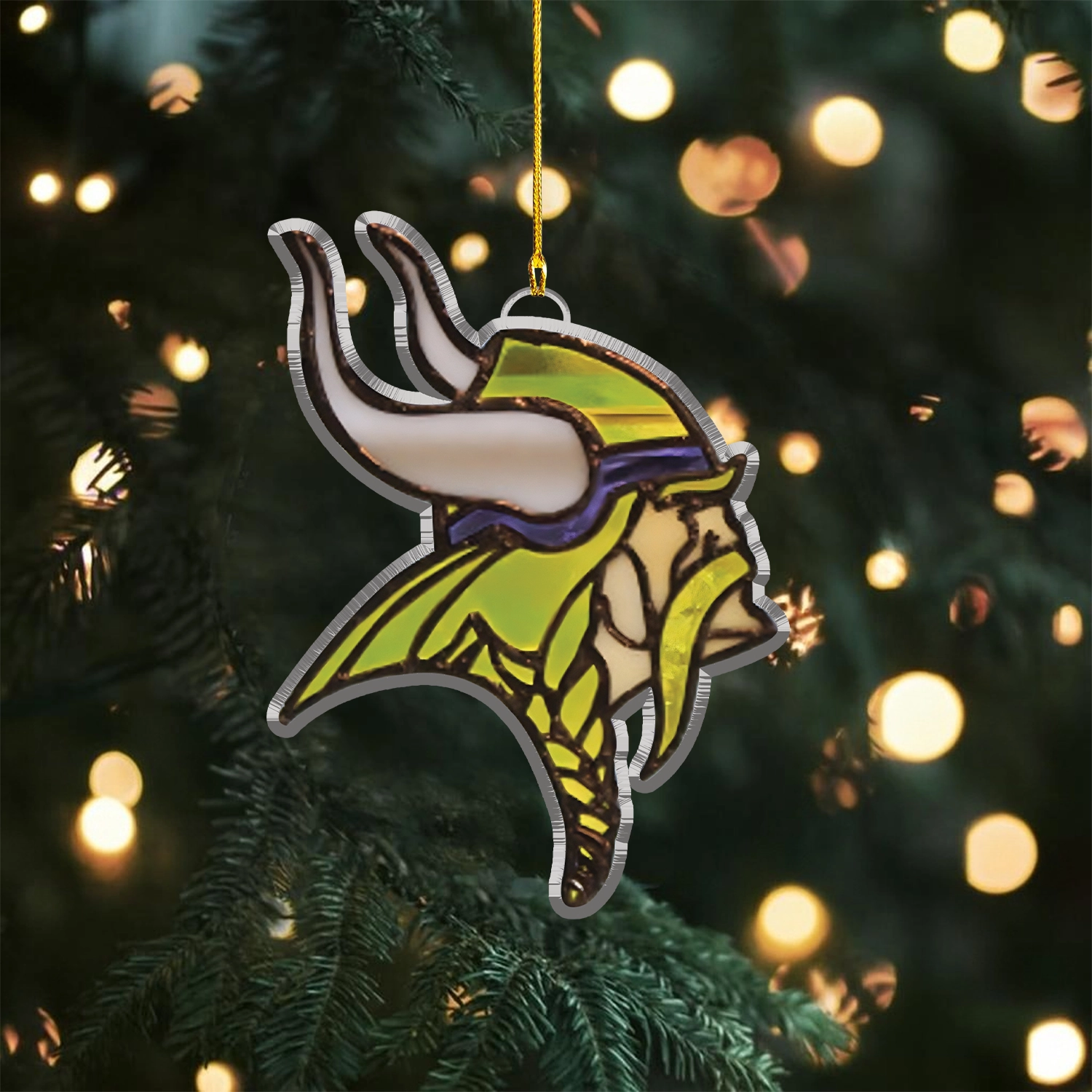 Sportswearmerch Minnesota Vikings NFL x Christmas Acrylic Ornament Gift For Fans