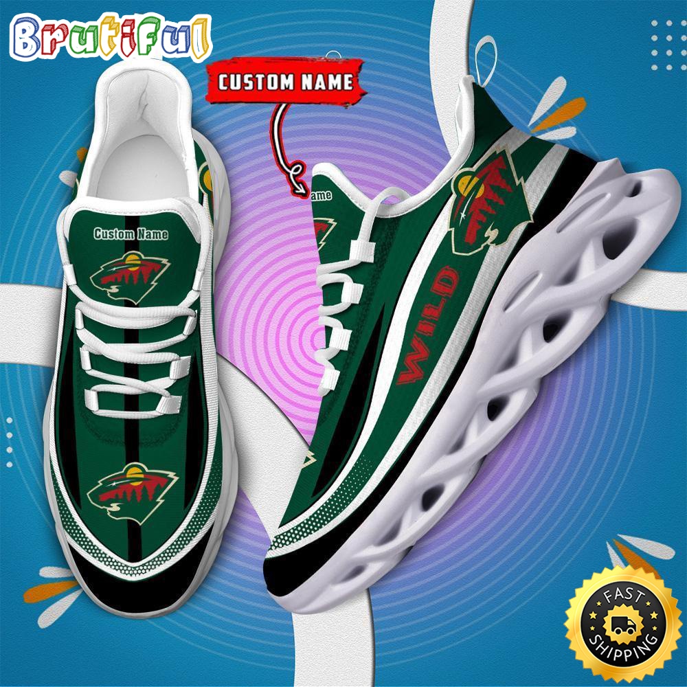 Sportswearmerch Minnesota Wild NHL Clunky Max Soul Shoes For Fan