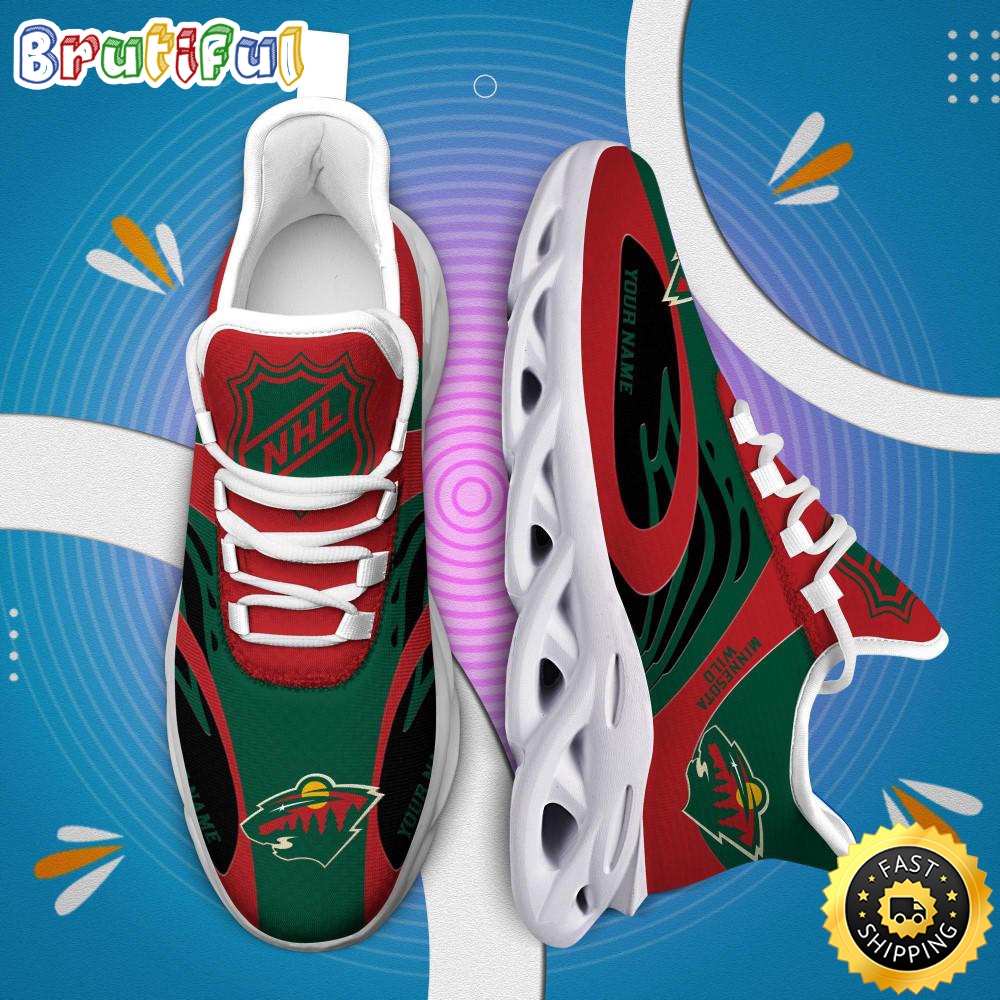 Sportswearmerch Minnesota Wild NHL Max Soul Shoes For Fan
