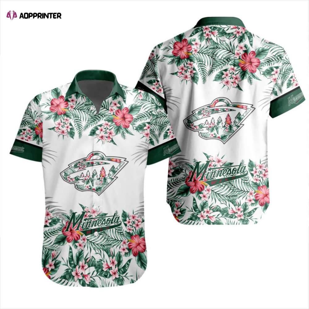 Sportswearmerch Minnesota Wild NHL Personalized Hawaiian Shirt For Fan