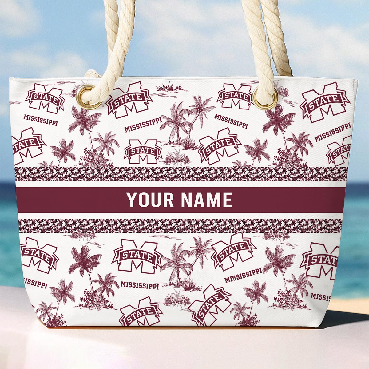 Sportswearmerch Mississippi State Bulldogs NCAA Beach Bag For Fan