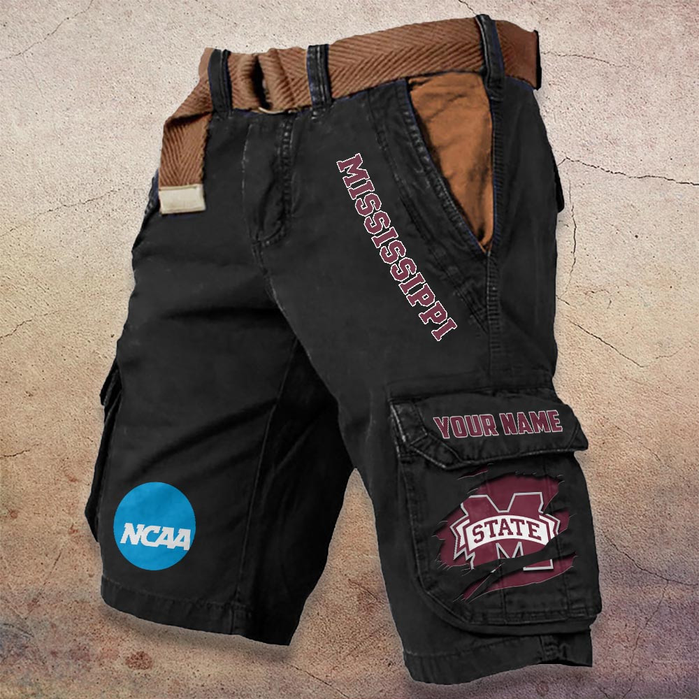 Sportswearmerch Mississippi State Bulldogs NCAA Denim Short For Fan