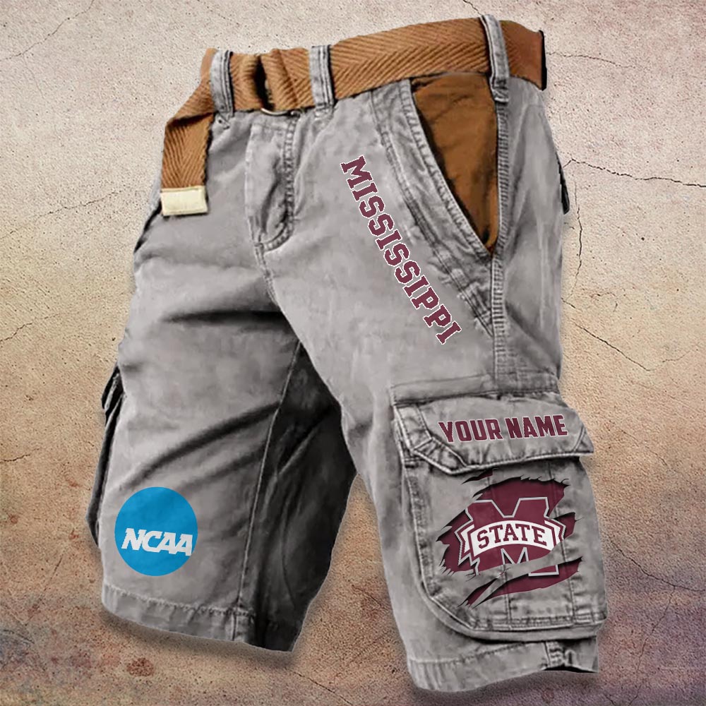 Sportswearmerch Mississippi State Bulldogs NCAA Denim Short For Fan
