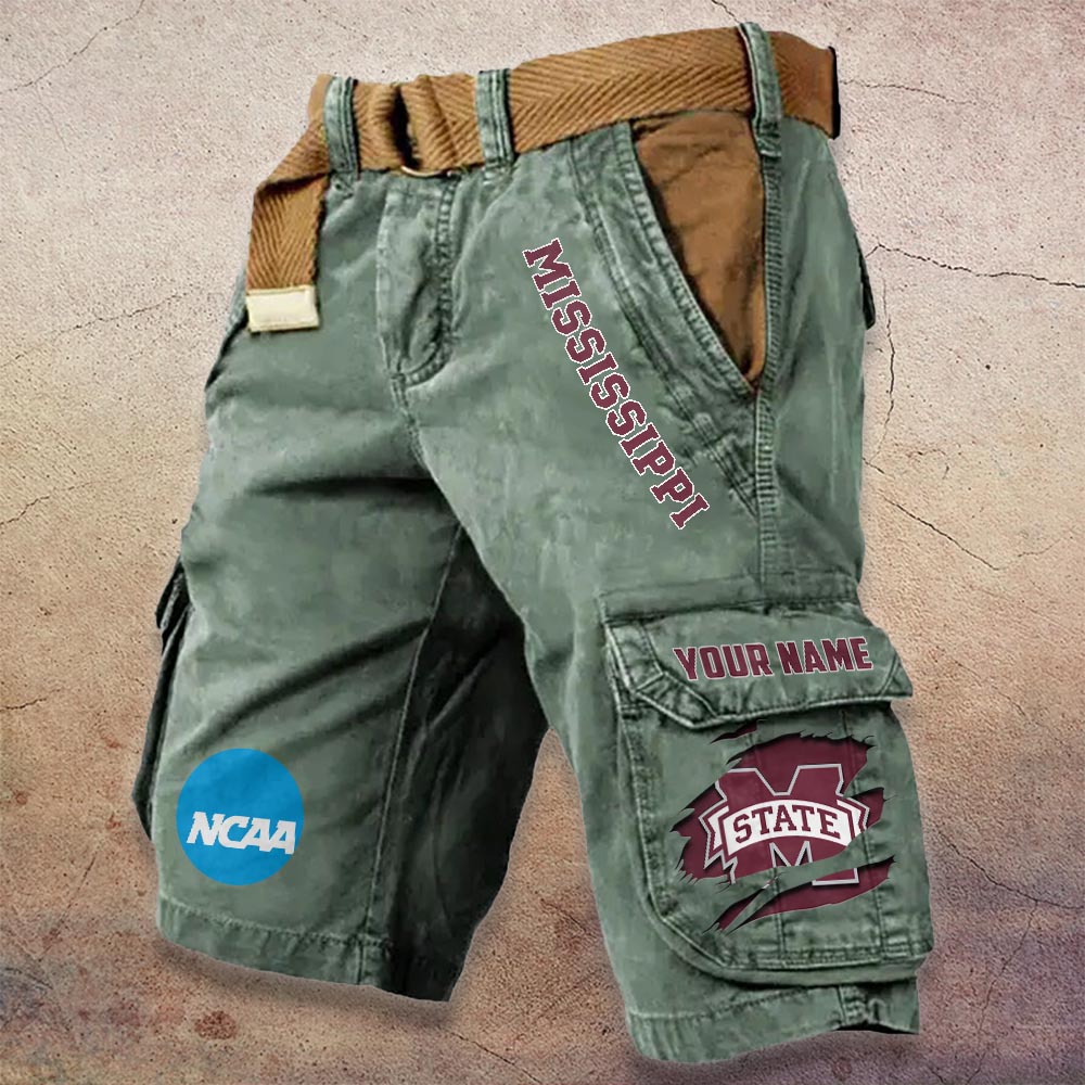 Sportswearmerch Mississippi State Bulldogs NCAA Denim Short For Fan