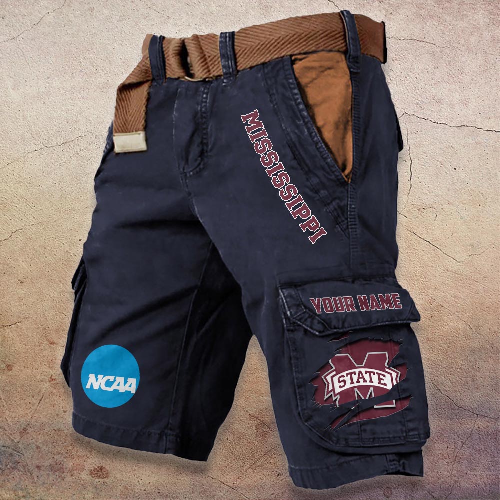 Sportswearmerch Mississippi State Bulldogs NCAA Denim Short For Fan