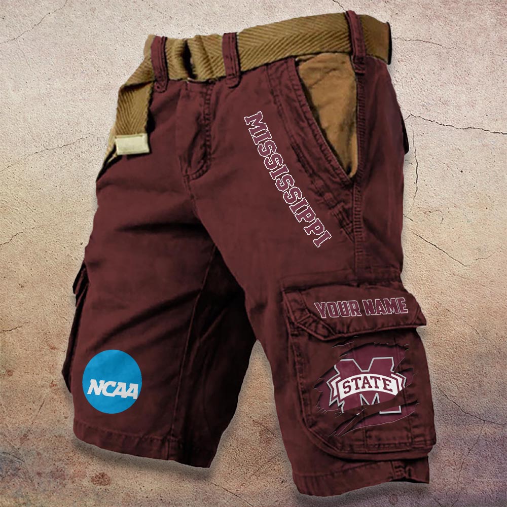 Sportswearmerch Mississippi State Bulldogs NCAA Denim Short For Fan