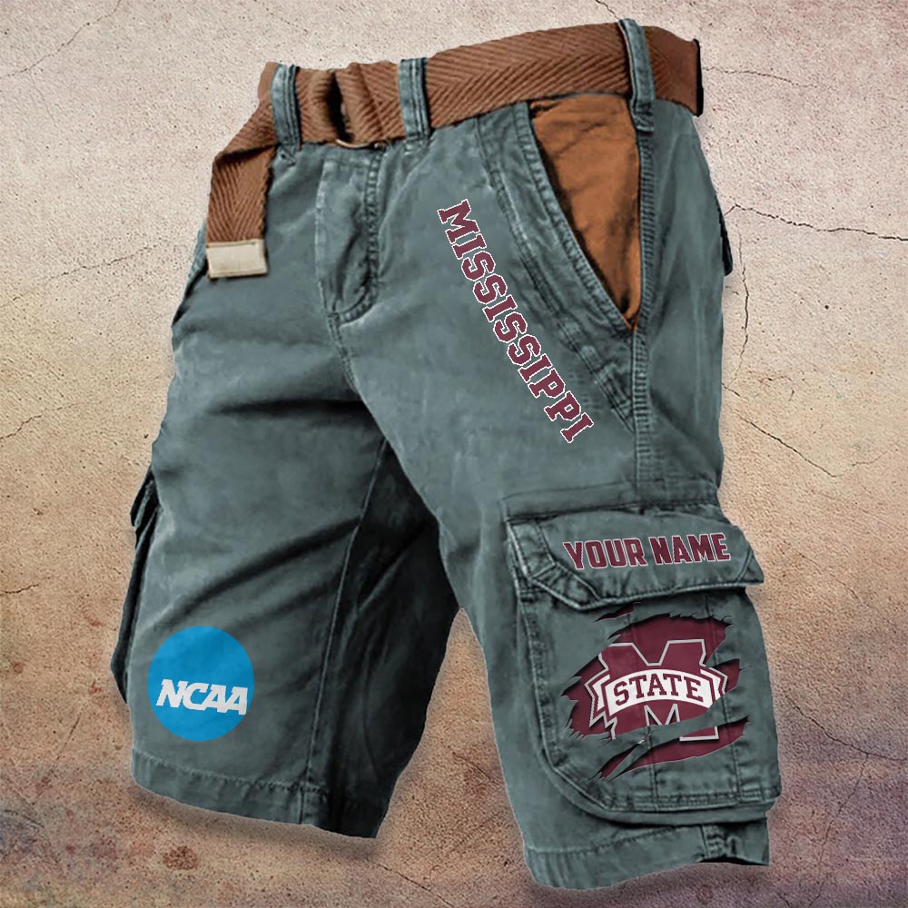 Sportswearmerch Mississippi State Bulldogs NCAA Denim Short For Fan