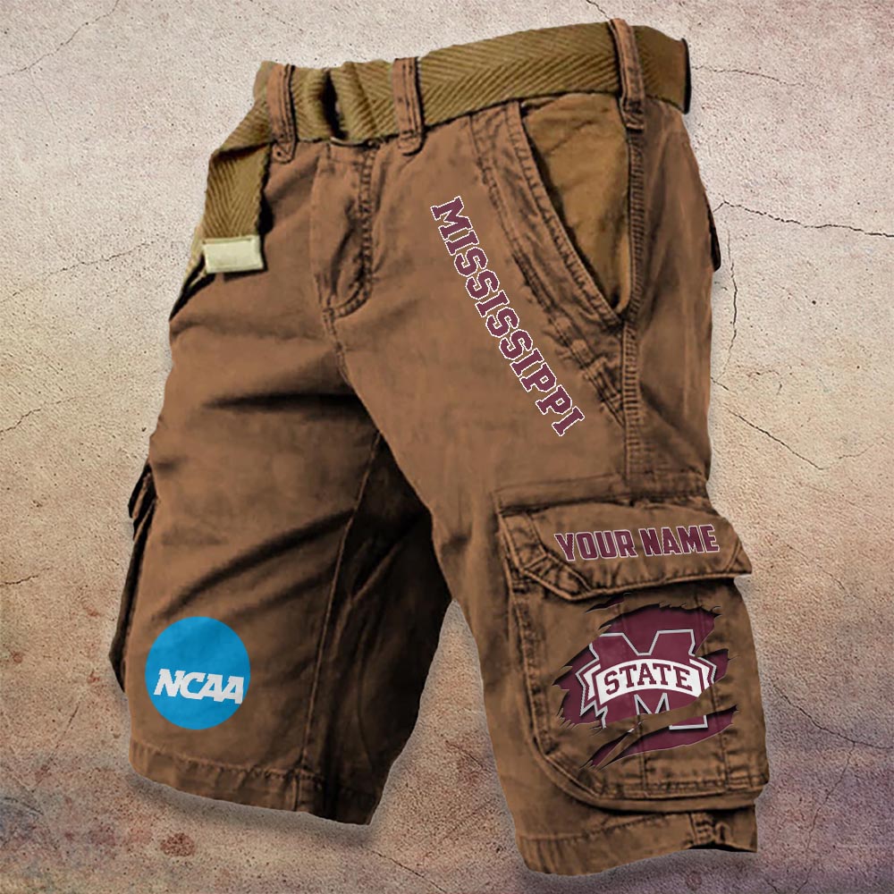 Sportswearmerch Mississippi State Bulldogs NCAA Denim Short For Fan