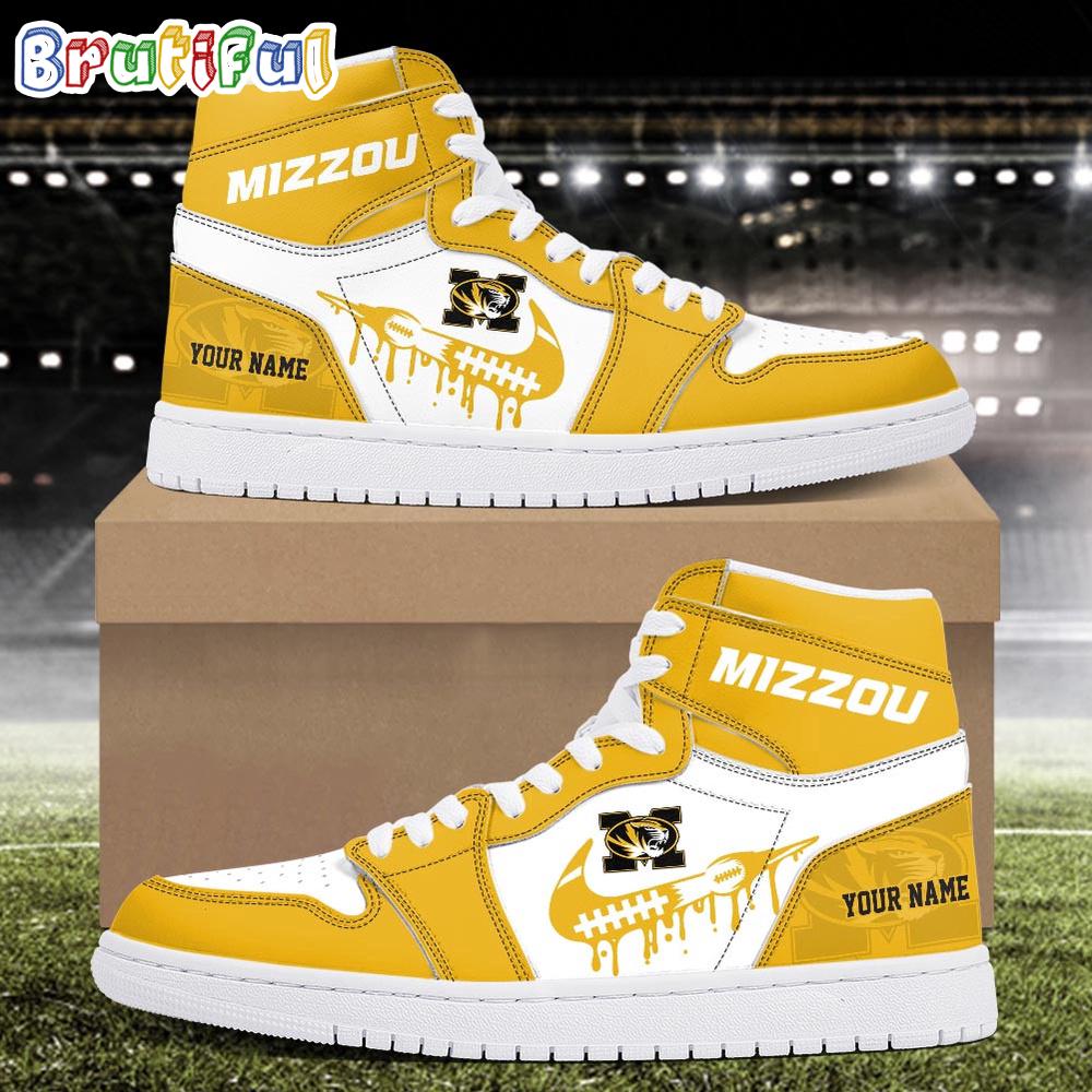 Sportswearmerch Missouri Tigers NCAA AJ1 High Sneakers Shoes For Men And Women