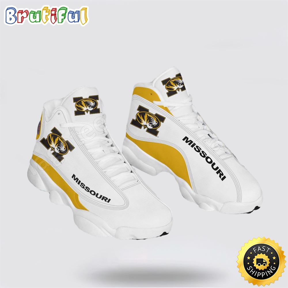 Sportswearmerch Missouri Tigers NCAA AJ13 Sneakers Shoes For Men And Women