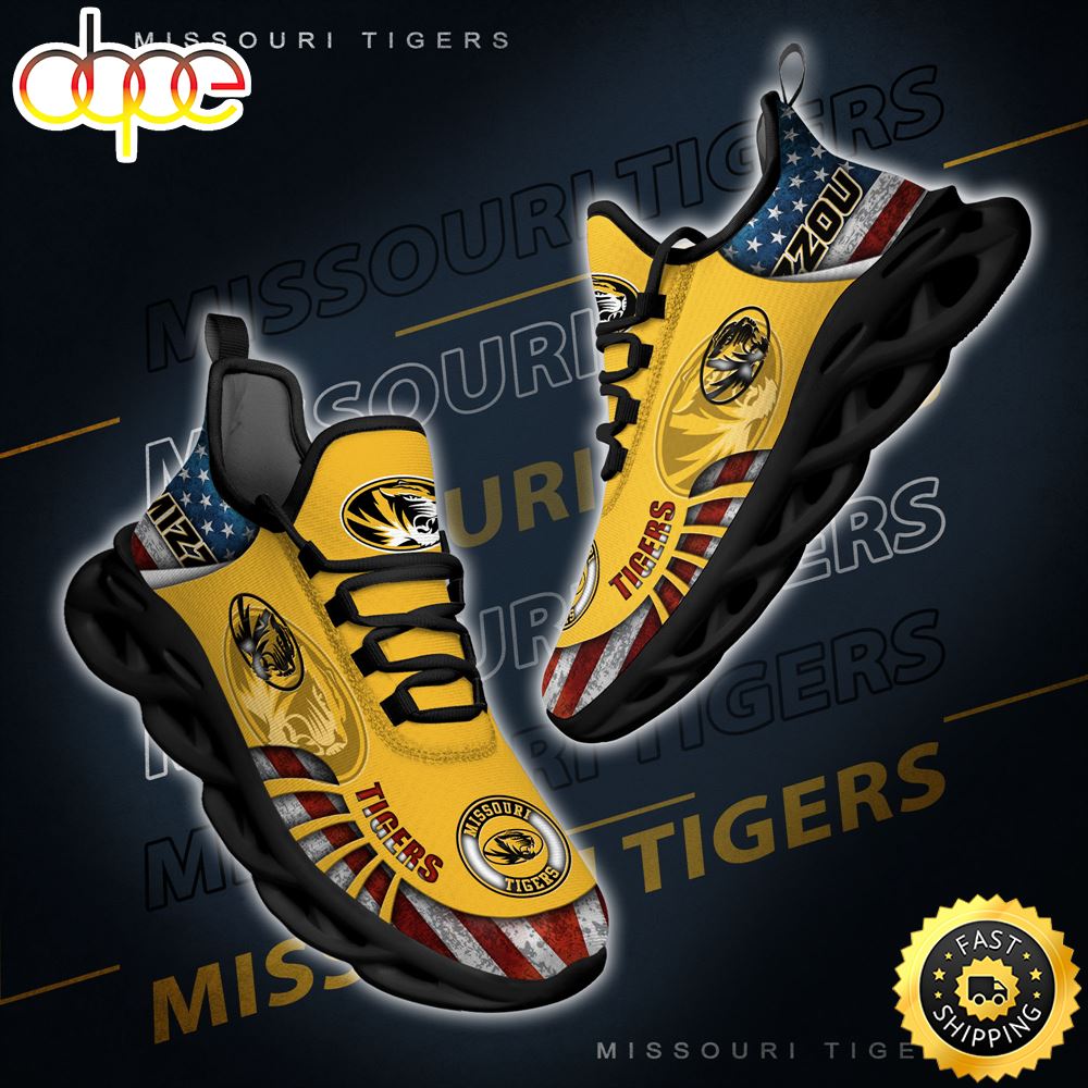 Sportswearmerch Missouri Tigers NCAA Max Soul Shoes Sneakers For Men And Women