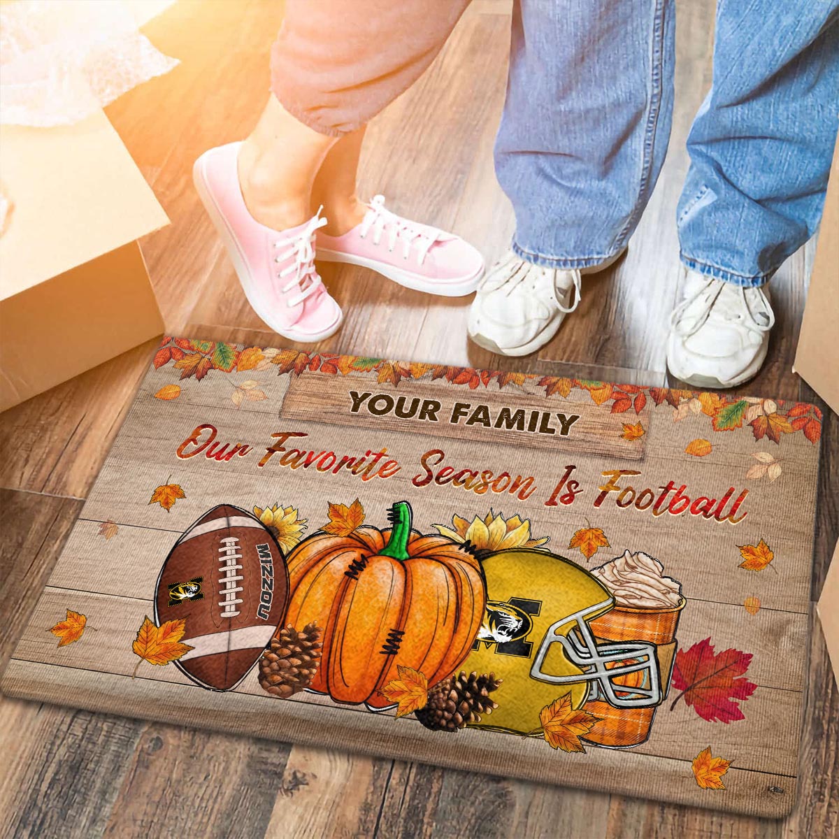 Sportswearmerch Missouri Tigers NCAA Our Favorite Season is Football Doormat For Fan