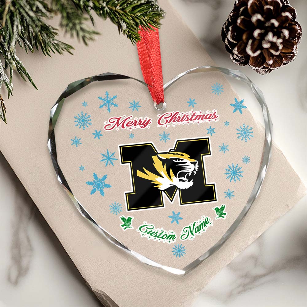 Sportswearmerch Missouri Tigers NCAA x Christmas Glass Ornament Gift For Fans