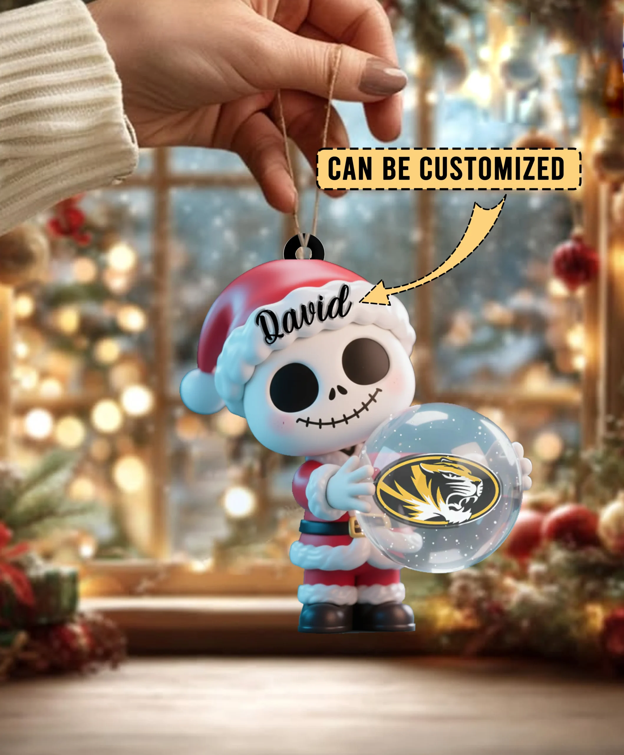 Sportswearmerch Missouri Tigers NCAA x The Nightmare Before Christmas Acrylic Ornament Gift For Fans