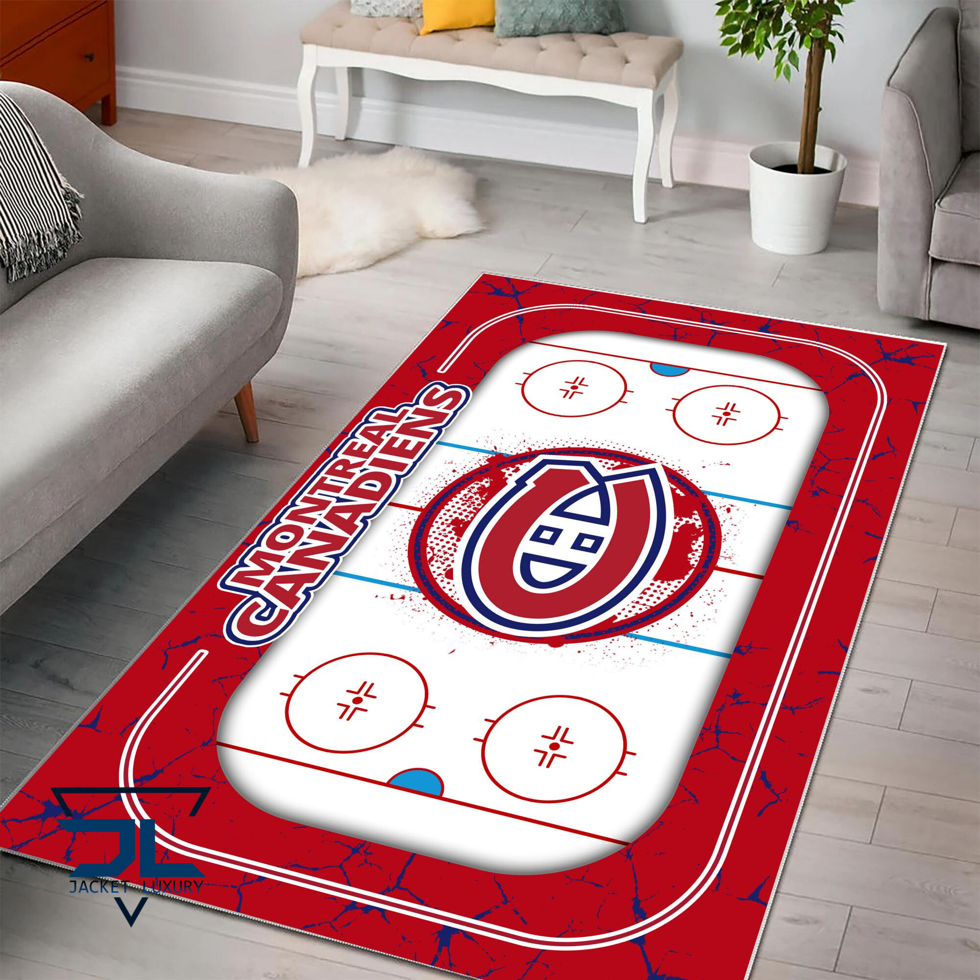 Sportswearmerch Montréal Canadiens NHL Area Rug For Fan