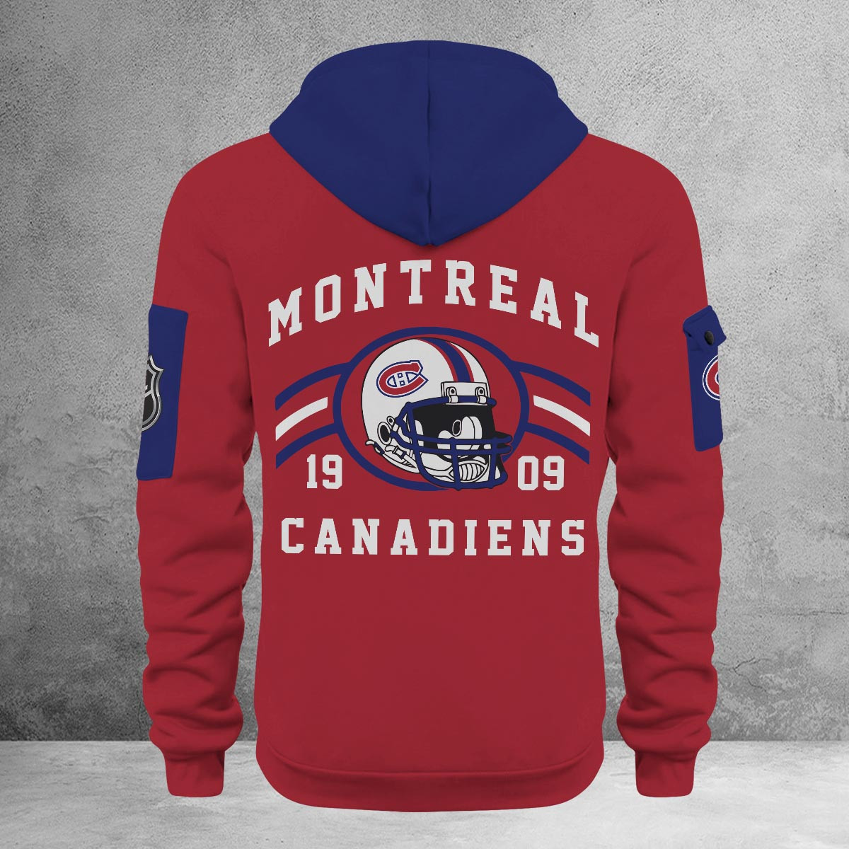 Sportswearmerch Montréal Canadiens NHL Half Zip Hoodie Personalized For Fan
