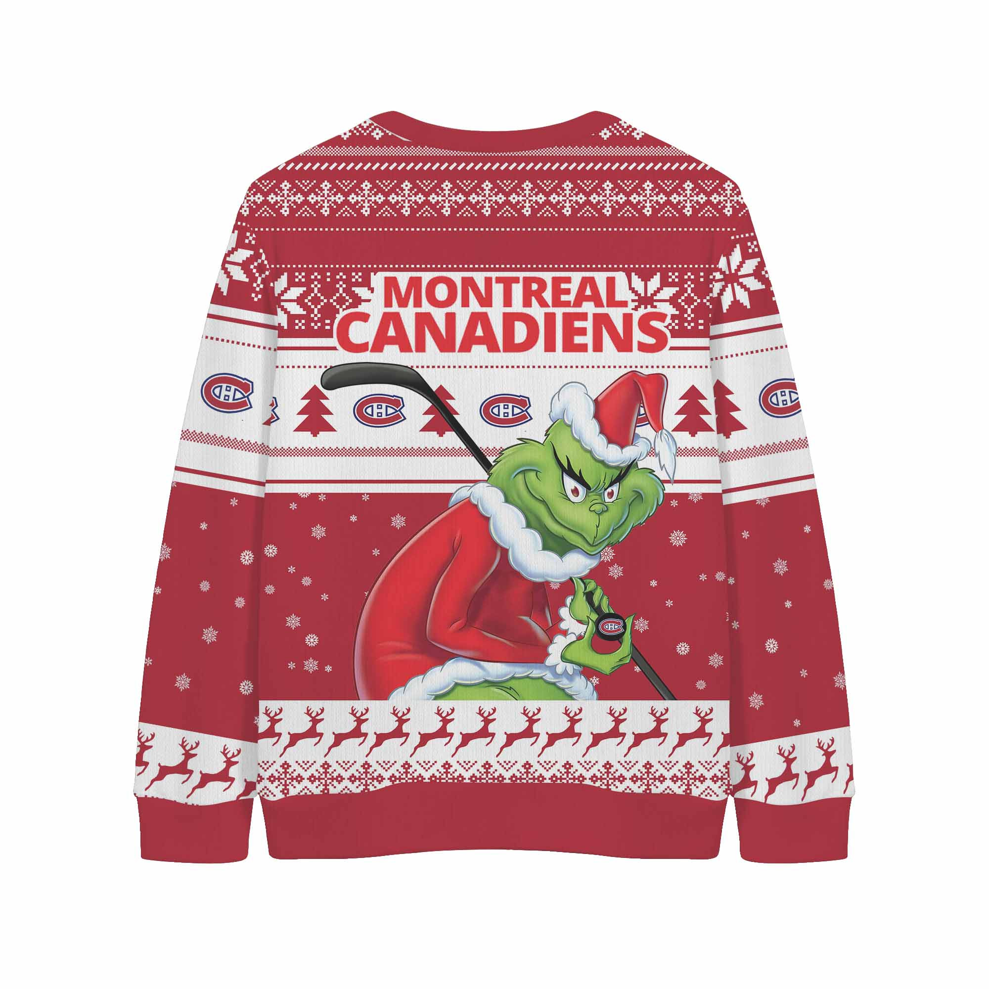 Sportswearmerch Montréal Canadiens NHL x Grinch Christmas Cardigan For Fan