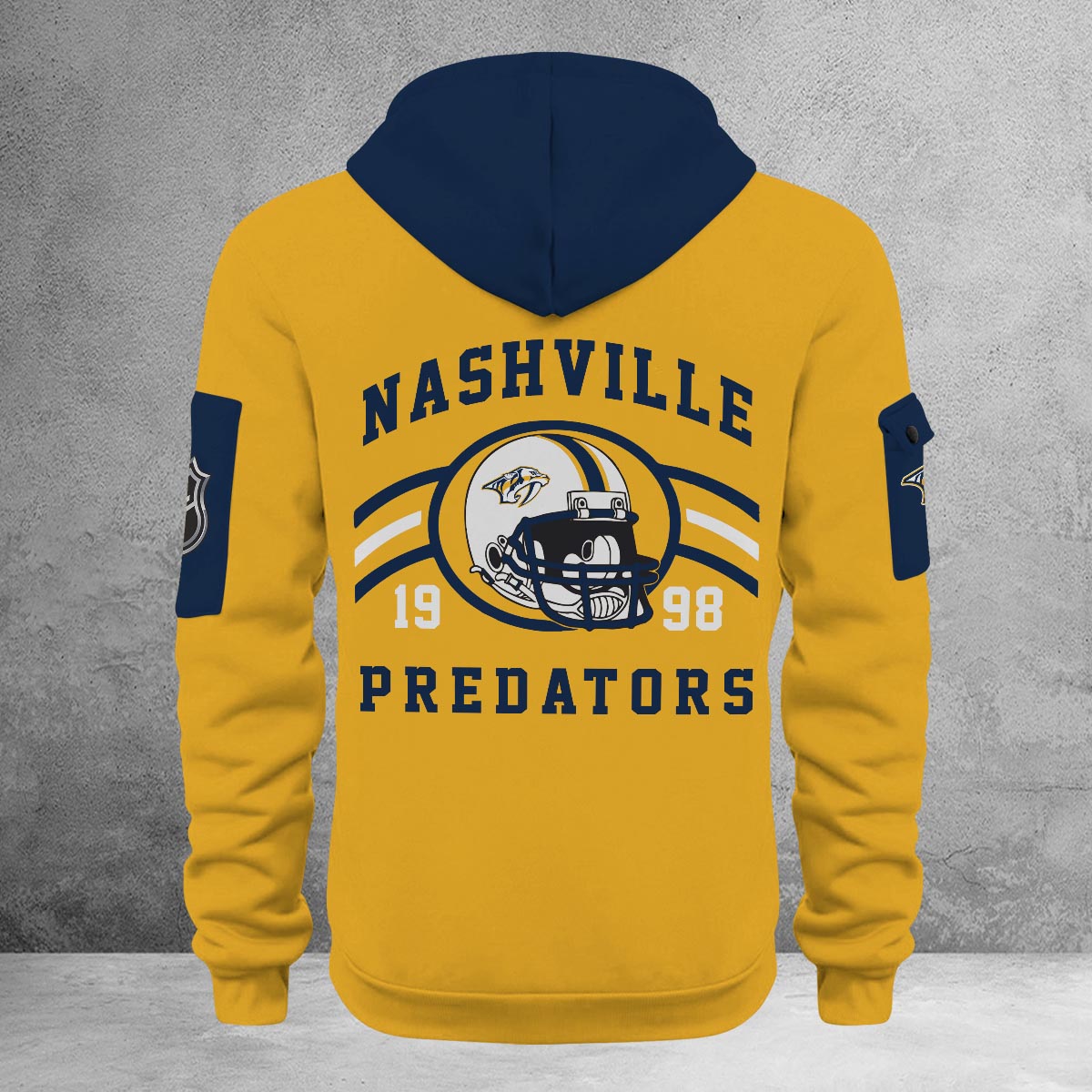 Sportswearmerch Nashville Predators NHL Half Zip Hoodie Personalized For Fan