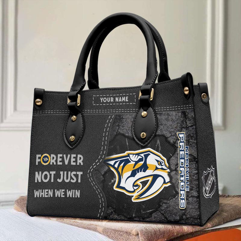 Sportswearmerch Nashville Predators NHL Leather Handbag For Fan