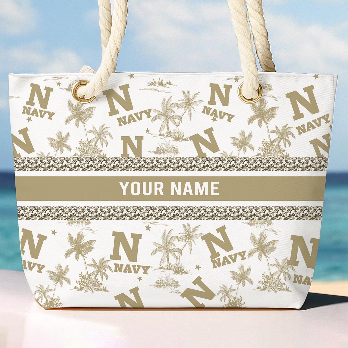 Sportswearmerch Navy Midshipmen NCAA Beach Bag For Fan