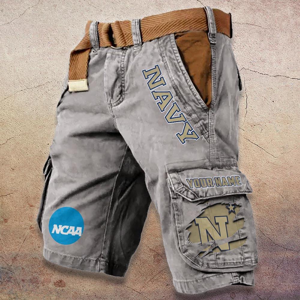 Sportswearmerch Navy Midshipmen NCAA Denim Short For Fan