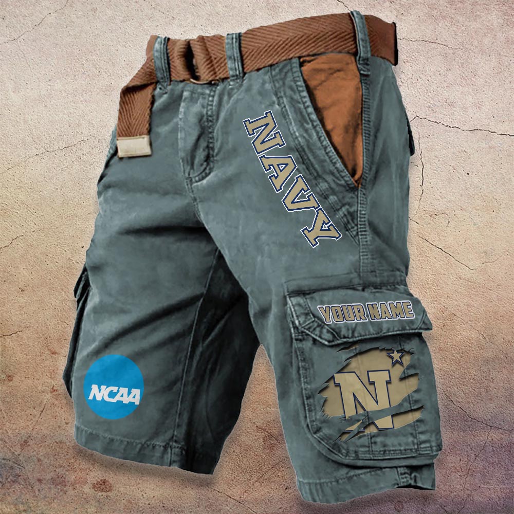Sportswearmerch Navy Midshipmen NCAA Denim Short For Fan