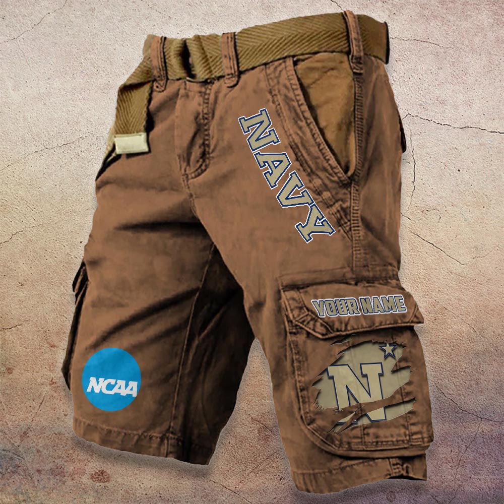 Sportswearmerch Navy Midshipmen NCAA Denim Short For Fan