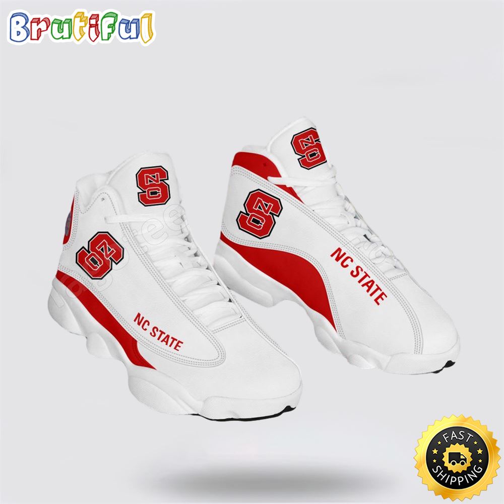 Sportswearmerch NC State Wolfpack NCAA AJ13 Sneakers Shoes For Men And Women