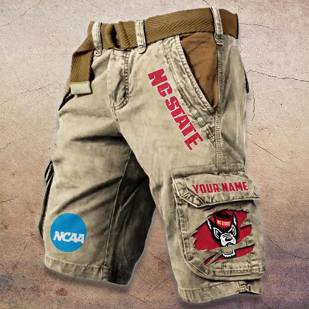 Sportswearmerch NC State Wolfpack NCAA Denim Short For Fan