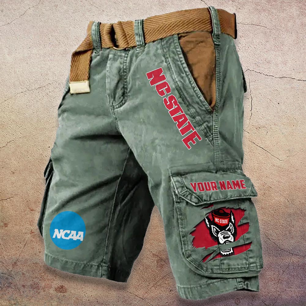 Sportswearmerch NC State Wolfpack NCAA Denim Short For Fan