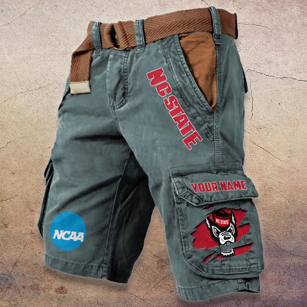 Sportswearmerch NC State Wolfpack NCAA Denim Short For Fan