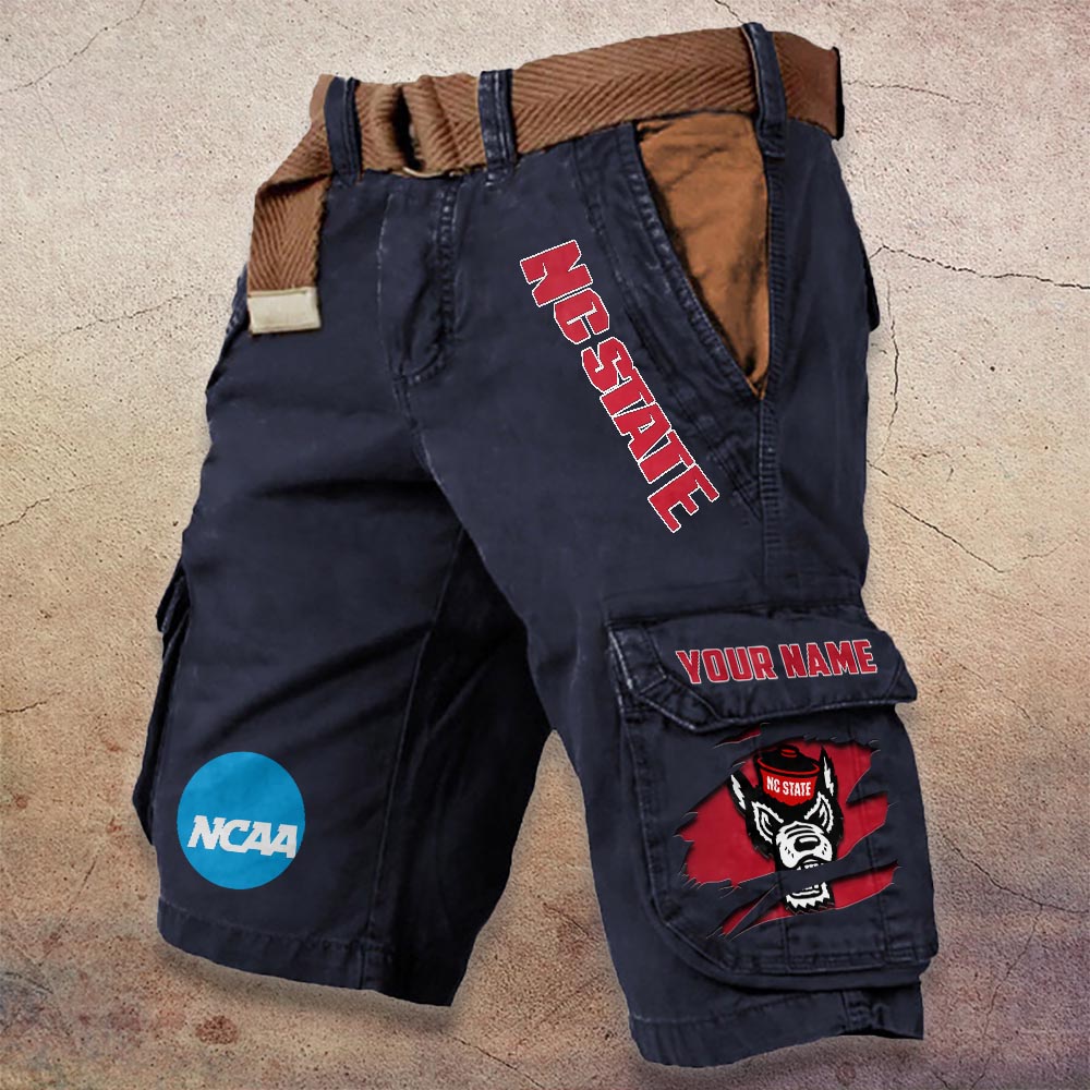 Sportswearmerch NC State Wolfpack NCAA Denim Short For Fan