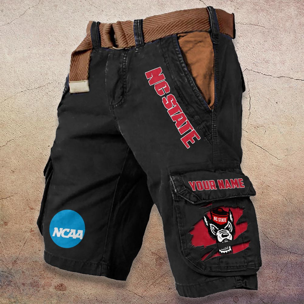 Sportswearmerch NC State Wolfpack NCAA Denim Short For Fan