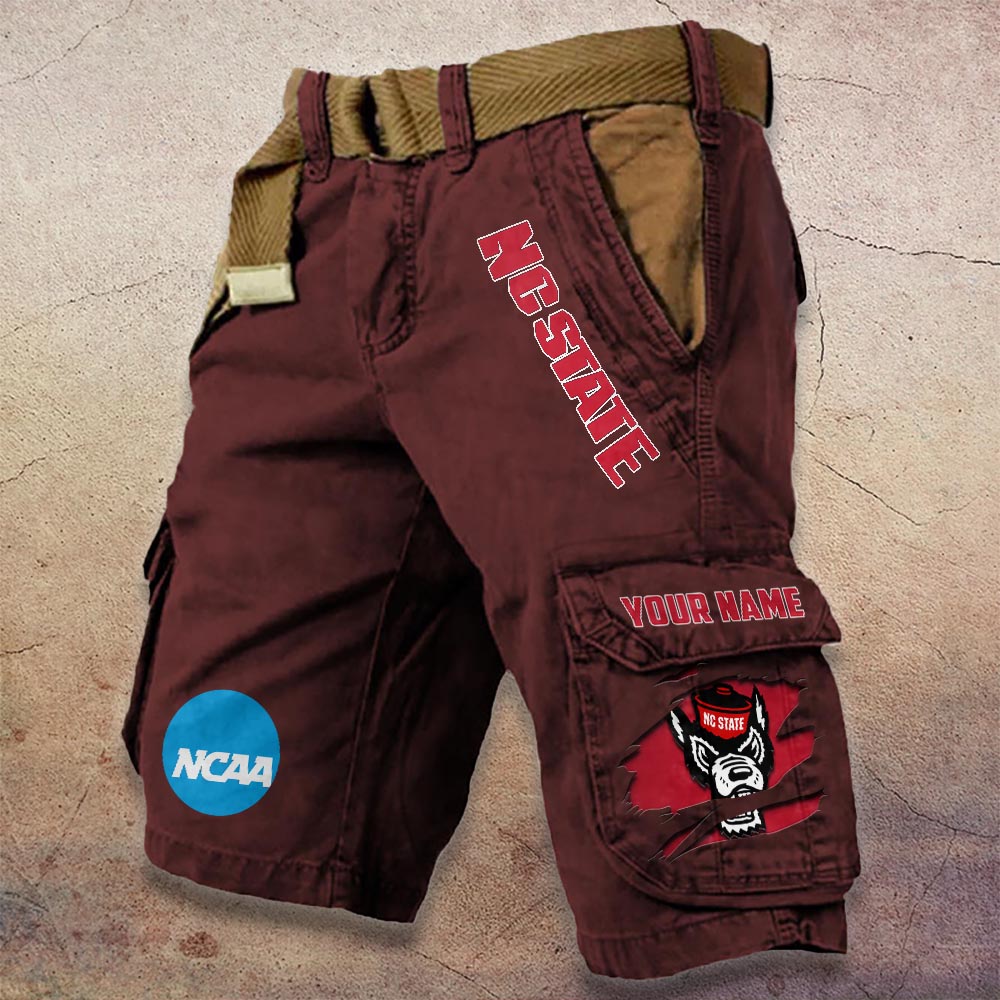 Sportswearmerch NC State Wolfpack NCAA Denim Short For Fan