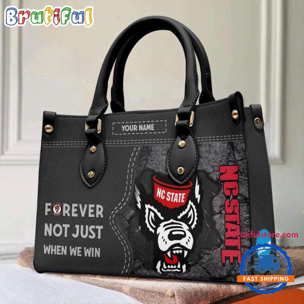Sportswearmerch NC State Wolfpack NCAA Leather Hand Bag For Fan