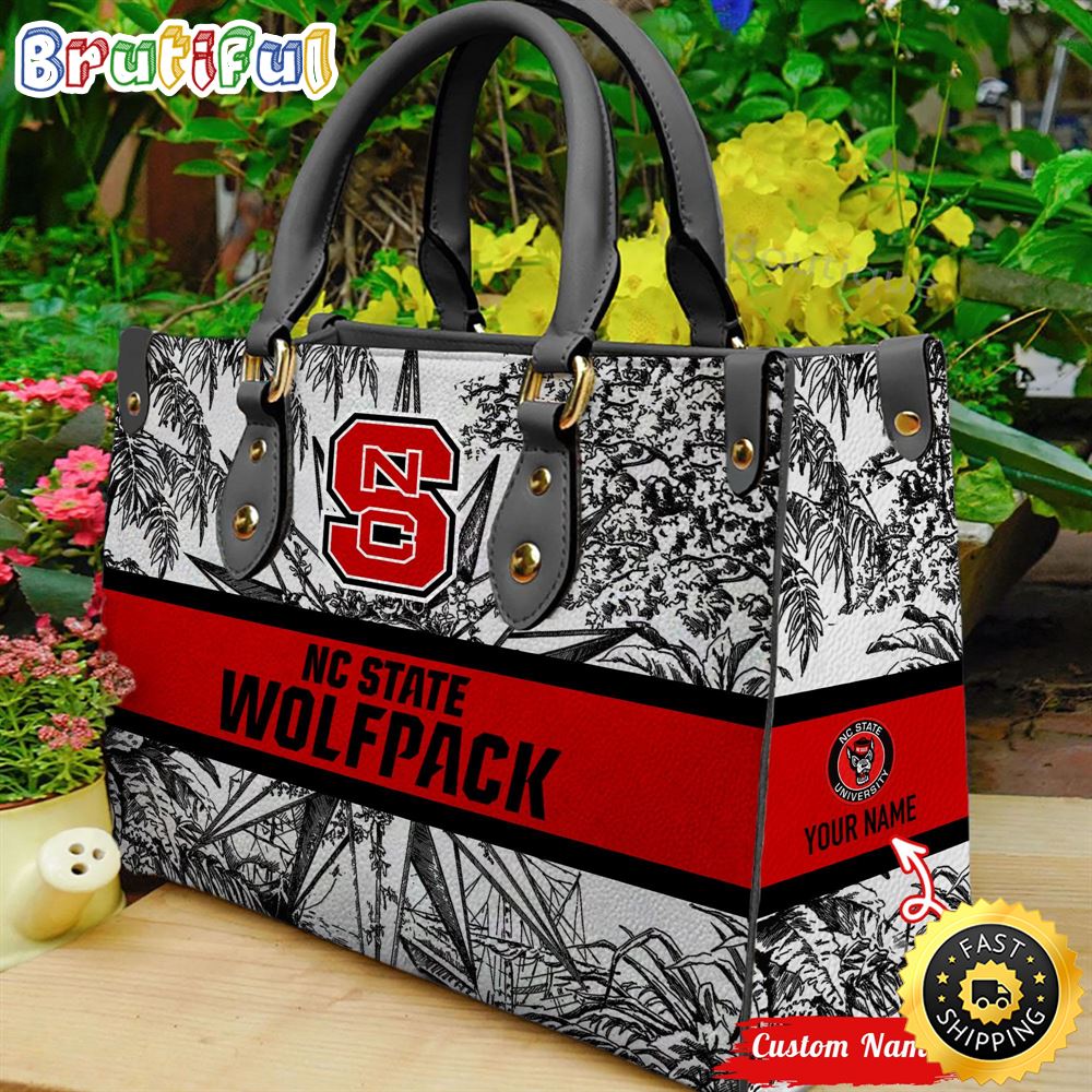 Sportswearmerch NC State Wolfpack NCAA Leather HandBag For Fan