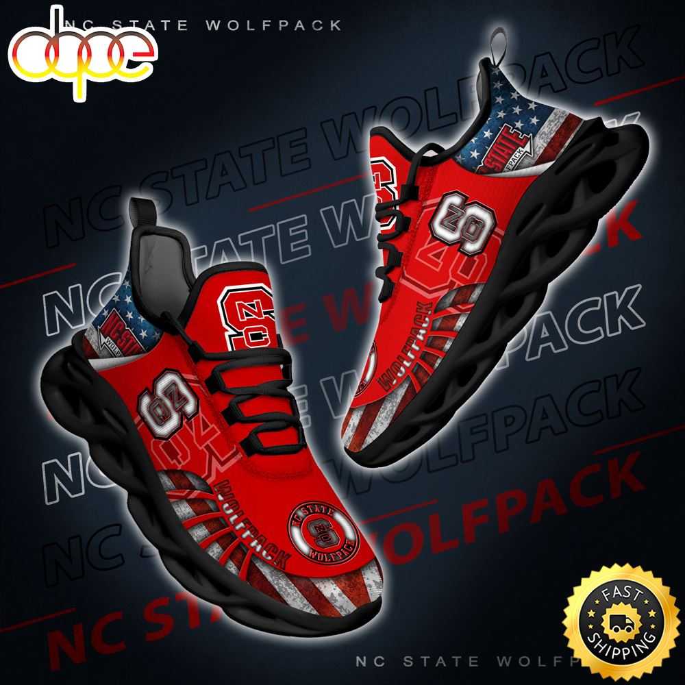 Sportswearmerch NC State Wolfpack NCAA Max Soul Shoes Sneakers For Men And Women