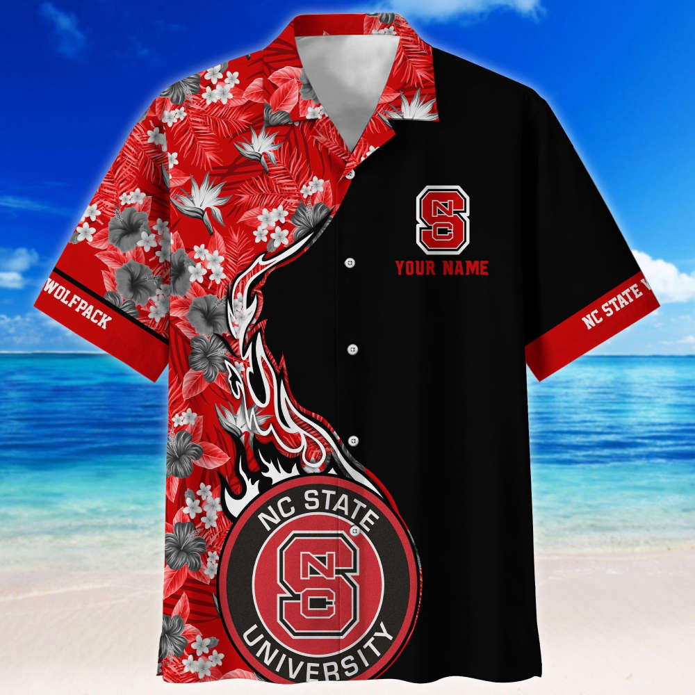 Sportswearmerch NC State Wolfpack NCAA Personalized Hawaiian Shirt For Fan