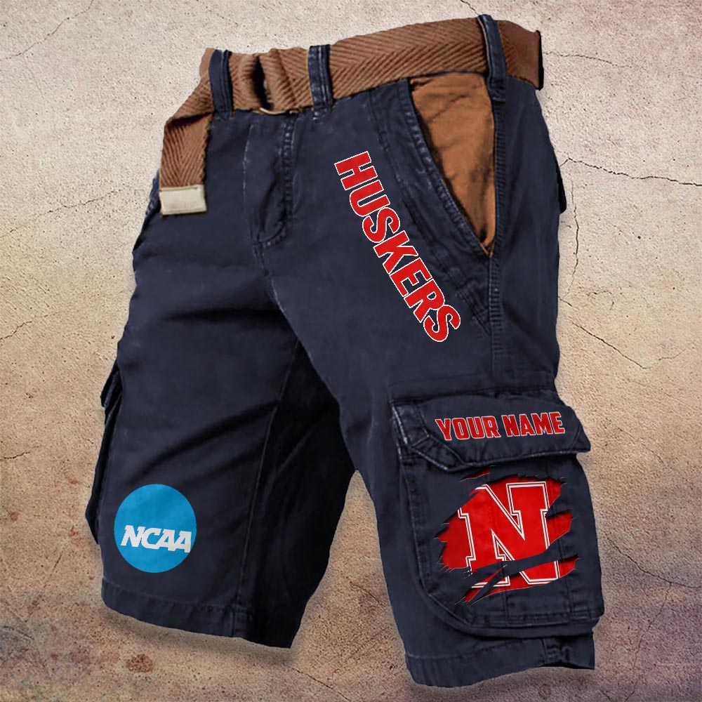 Sportswearmerch Nebraska Cornhuskers NCAA Denim Short For Fan