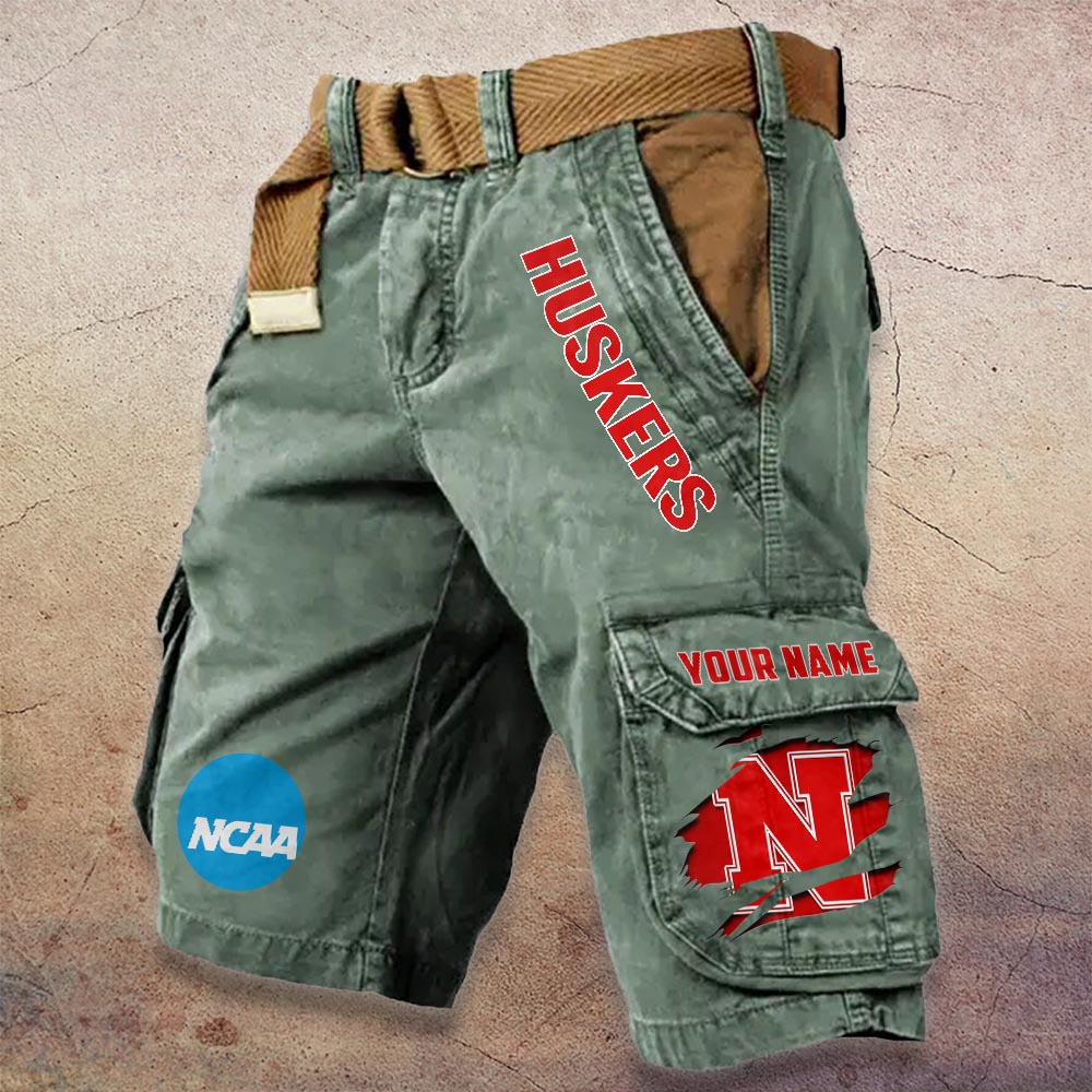Sportswearmerch Nebraska Cornhuskers NCAA Denim Short For Fan