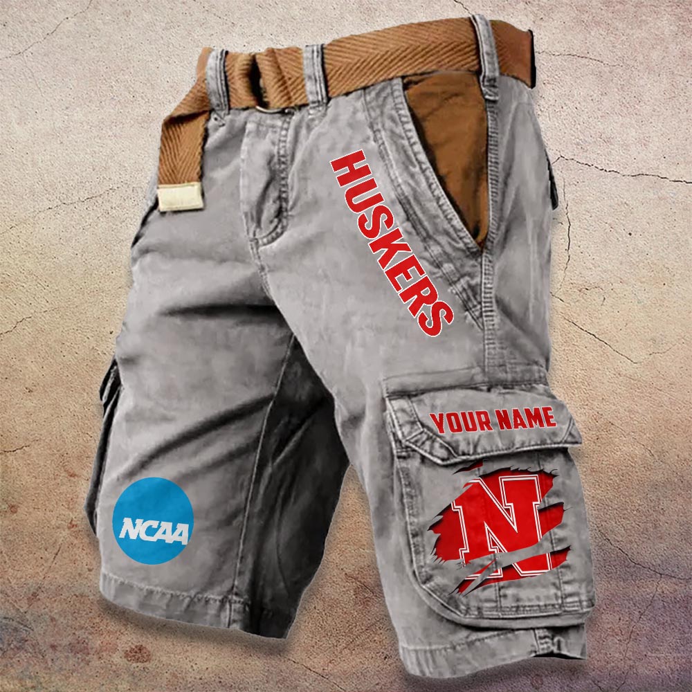 Sportswearmerch Nebraska Cornhuskers NCAA Denim Short For Fan